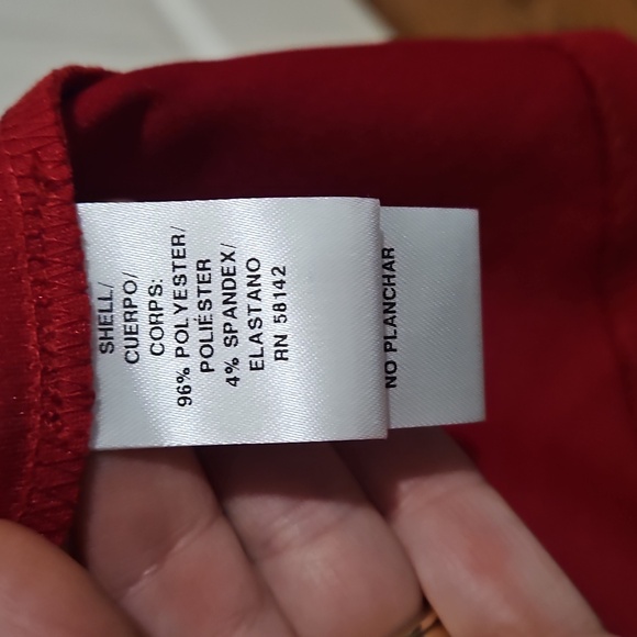 London Style Red Ruffle Mini Dress - Picture 3 of 4